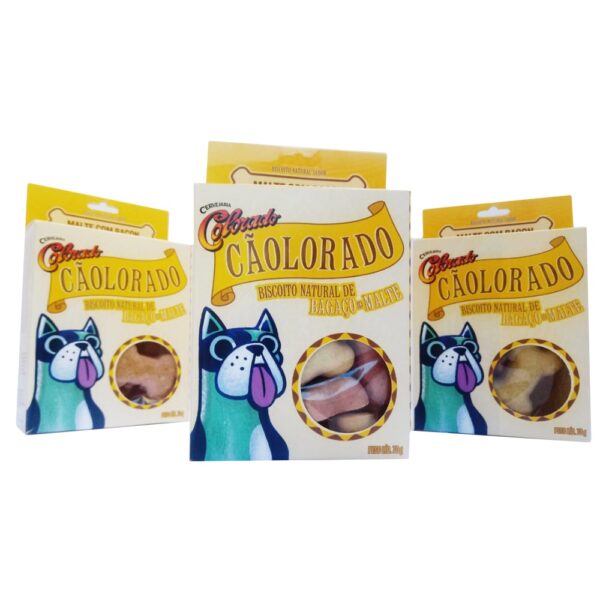 BISCOITO NATURAL CÃOLORADO SABOR FRANGO C/ MALTE E LEVEDO DE CERVEJA PESO LIQ.: 70 g - Image 2