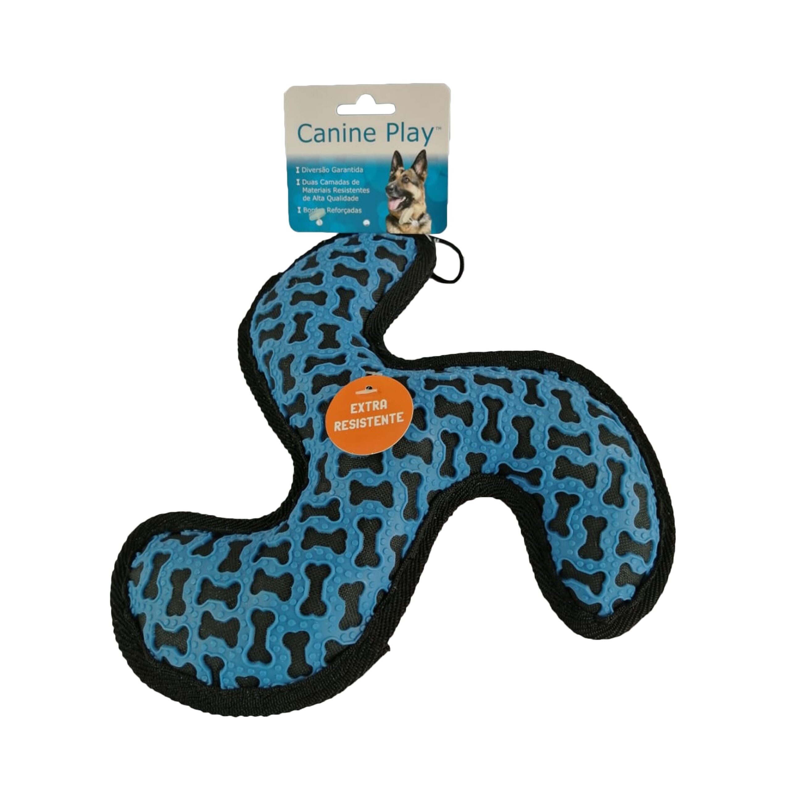 WB22033A - ESTRELA DE TECIDO COM DETALHE DE OSSO BORRACHA PA