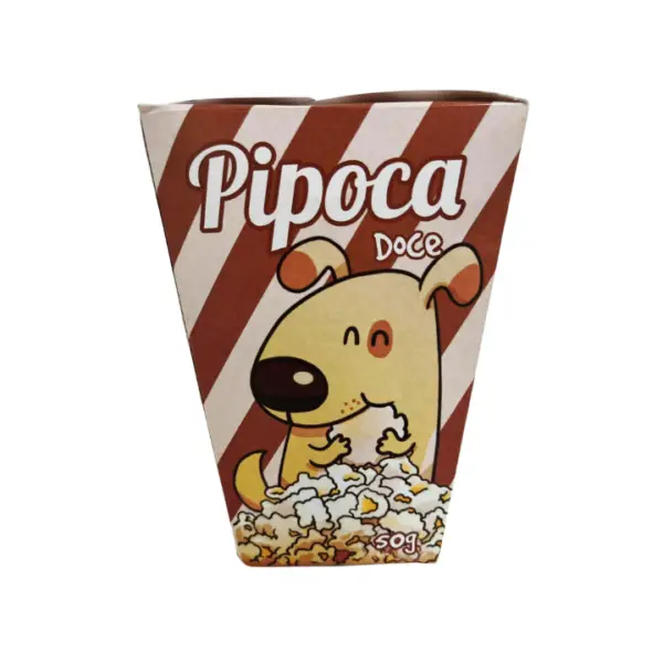 PIPOCA DOCE PARA CÃES SABOR CARNE C/ ARROZ PESO LIQ: 50 g
